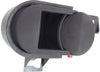 WRANGLER JK 09-10 FRONT INTERIOR DOOR HANDLE RH, Textured Black, Plastic (=REAR)