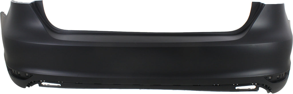 JETTA 11-14 REAR BUMPER COVER, Prmd, w/o Park Assist Snsr Holes, (Exc. Hybrid/GLI Models), Sedan - CAPA