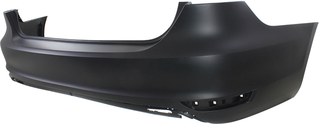 JETTA 11-14 REAR BUMPER COVER, Prmd, w/o Park Assist Snsr Holes, (Exc. Hybrid/GLI Models), Sedan - CAPA