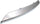 SPORTAGE 11-16 FRONT BUMPER MOLDING LH, Chrome - CAPA