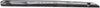 SPORTAGE 11-16 FRONT BUMPER MOLDING LH, Chrome - CAPA