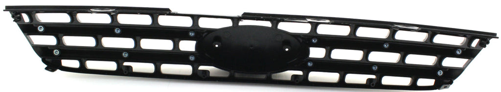 SPORTAGE 05-10 GRILLE, Painted Black Shell and Insert, w/ Chrome Molding