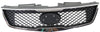 FORTE 10-10 GRILLE, Textured Black Shell and Insert, w/Chrome Molding