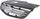 RIO5 06-09/RIO 07-09 GRILLE, Black Shell and Insert, w/ Chrome Insert, Hatchback/Sedan