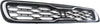 SOUL 12-12 GRILLE, Textured Black Shell and Insert, w/ Chrome Insert Opening Molding - CAPA