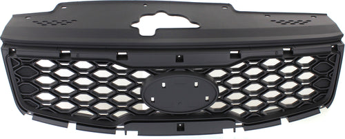 RIO/RIO5 10-11 GRILLE, Painted Black Shell and Insert, Hatchback/Sedan