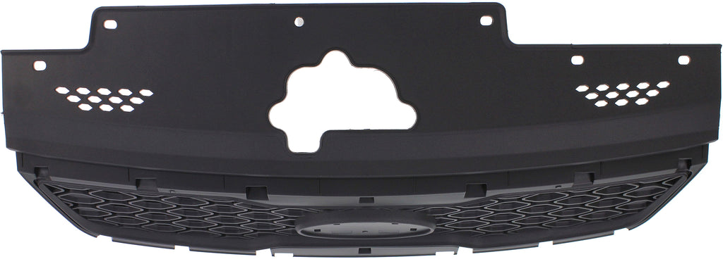 RIO/RIO5 10-11 GRILLE, Painted Black Shell and Insert, Hatchback/Sedan