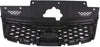 RIO/RIO5 10-11 GRILLE, Painted Black Shell and Insert, Hatchback/Sedan