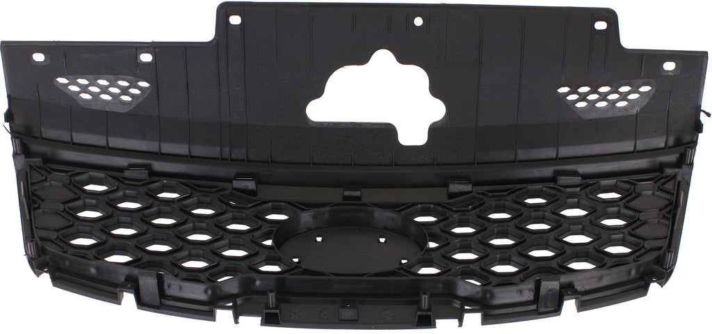 RIO/RIO5 10-11 GRILLE, Painted Black Shell and Insert, Hatchback/Sedan