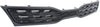 RIO 12-15 GRILLE, Upper, Textured Black Shell and Insert, w/o Fog Light Holes and Chrome Molding, Hatchback