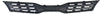 RIO 12-15 GRILLE, Upper, Textured Black Shell and Insert, w/o Fog Light Holes and Chrome Molding, Hatchback