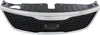 SORENTO 14-15 GRILLE, Painted Black Shell and Insert, w/ Chrome Molding, w/o Sport Pkg