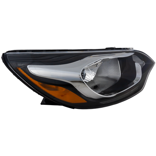 RIO 12-17 HEAD LAMP RH, Assembly, Halogen, w/o LED Position Light, Sedan