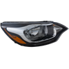 RIO 12-17 HEAD LAMP RH, Assembly, Halogen, w/o LED Position Light, Sedan