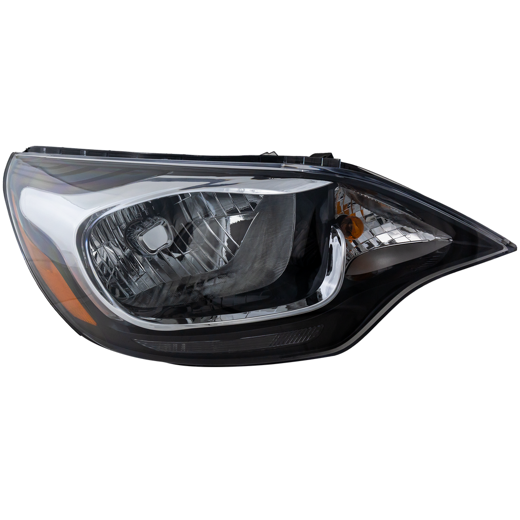 RIO 12-17 HEAD LAMP RH, Assembly, Halogen, w/o LED Position Light, Sedan