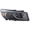 SEDONA 15-18 HEAD LAMP RH, Assembly, Halogen, w/ LED Position Light, EX/L/LX Models - CAPA