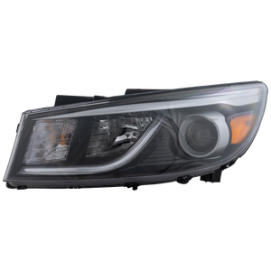 SEDONA 15-18 HEAD LAMP LH, Assembly, Halogen, w/ LED Position Light, EX/L/LX Models - CAPA
