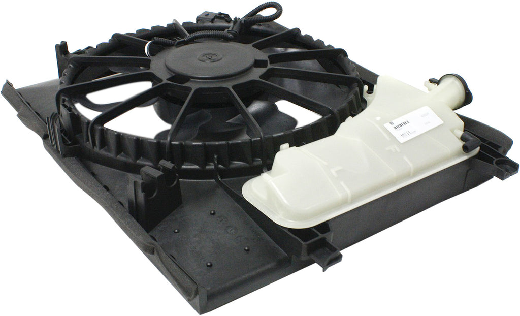 SOUL 10-13 RADIATOR FAN ASSEMBLY, w/ Resistor, 1.6L/2.0L , Includes resistor