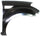 SOUL 10-12 FRONT FENDER RH, Primed, w/ Molding - CAPA
