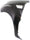 SOUL 10-13 FRONT FENDER LH, Primed, w/o Molding - CAPA