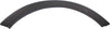 SPORTAGE 11-16 FRONT WHEEL OPENING MOLDING RH, Textured Black