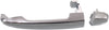 RONDO 07-12 FRONT EXTERIOR DOOR HANDLE RH, All Chrome, w/o Keyhole
