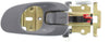 SEPHIA 98-01 FRONT INTERIOR DOOR HANDLE RH, Dark Gray, Plastic (=REAR)