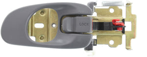 SEPHIA 98-01 FRONT INTERIOR DOOR HANDLE RH, Dark Gray, Plastic (=REAR)