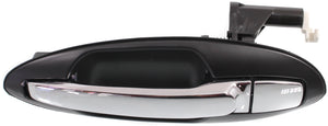 OPTIMA/MAGENTIS 01-06/SONATA 02-05 REAR EXTERIOR DOOR HANDLE LH, Chrome-Black, Old Body Style