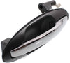 OPTIMA/MAGENTIS 01-06/SONATA 02-05 REAR EXTERIOR DOOR HANDLE LH, Chrome-Black, Old Body Style