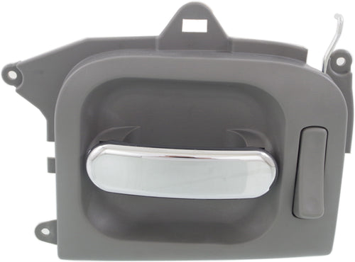SEDONA 02-05 REAR INTERIOR DOOR HANDLE LH, Side Sliding Door, Chrme Lvr+Gray Hsg., Plastic