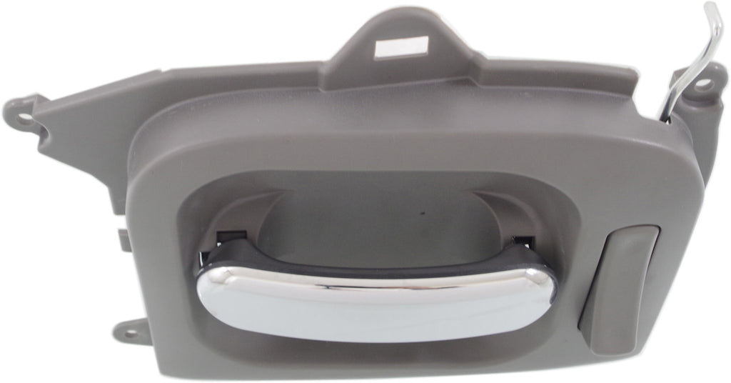SEDONA 02-05 REAR INTERIOR DOOR HANDLE LH, Side Sliding Door, Chrme Lvr+Gray Hsg., Plastic