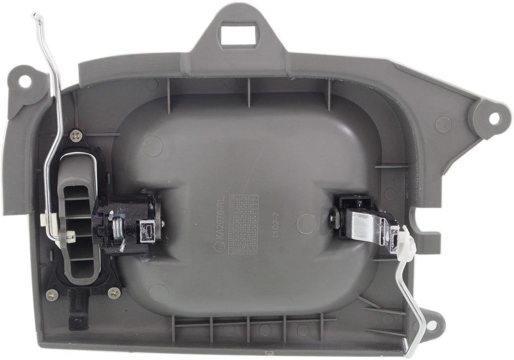 SEDONA 02-05 REAR INTERIOR DOOR HANDLE LH, Side Sliding Door, Chrme Lvr+Gray Hsg., Plastic