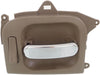 SEDONA 02-05 REAR INTERIOR DOOR HANDLE RH, Side Sliding Door, Chrme Lvr+Beige Hsg., Plastic