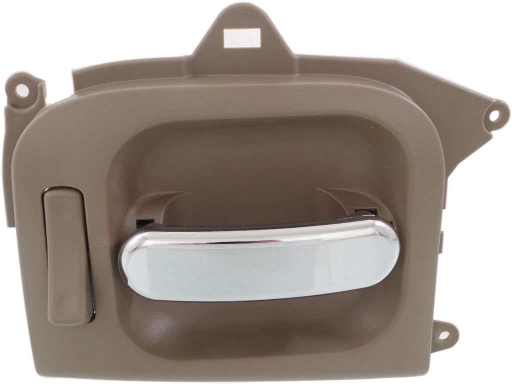 SEDONA 02-05 REAR INTERIOR DOOR HANDLE RH, Side Sliding Door, Chrme Lvr+Beige Hsg., Plastic
