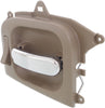 SEDONA 02-05 REAR INTERIOR DOOR HANDLE RH, Side Sliding Door, Chrme Lvr+Beige Hsg., Plastic