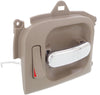 SEDONA 02-05 REAR INTERIOR DOOR HANDLE RH, Side Sliding Door, Chrme Lvr+Beige Hsg., Plastic