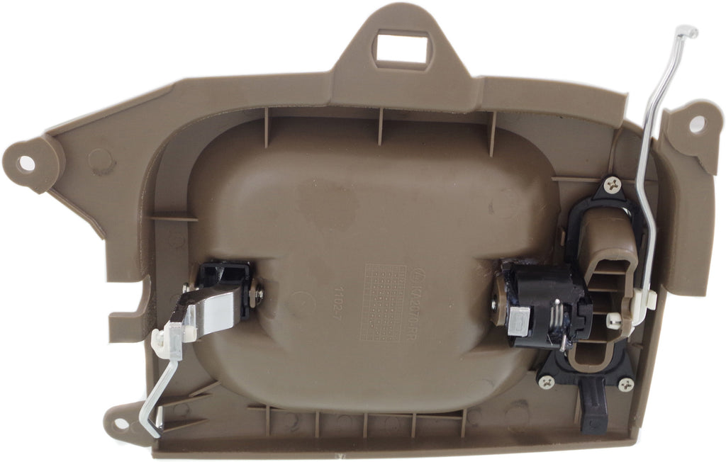 SEDONA 02-05 REAR INTERIOR DOOR HANDLE RH, Side Sliding Door, Chrme Lvr+Beige Hsg., Plastic