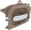 SEDONA 02-05 REAR INTERIOR DOOR HANDLE LH, Side Sliding Door, Chrme Lvr+Beige Hsg., Plastic