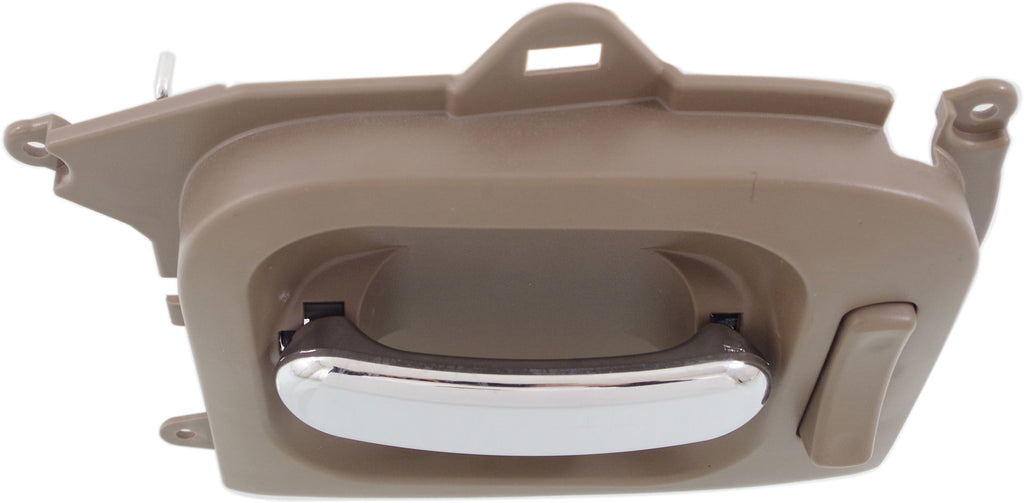 SEDONA 02-05 REAR INTERIOR DOOR HANDLE LH, Side Sliding Door, Chrme Lvr+Beige Hsg., Plastic
