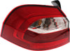RIO 12-17 TAIL LAMP LH, Outer, Assembly, Halogen, Hatchback