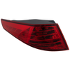 OPTIMA 12-13 TAIL LAMP LH, Outer, Assembly, Halogen, (Exc. Hybrid Models), USA Built Vehicle