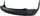 SORENTO 11-13 REAR BUMPER COVER, Textured Black, w/o Sport Pkg, w/o Park Assist Snsr Holes - CAPA
