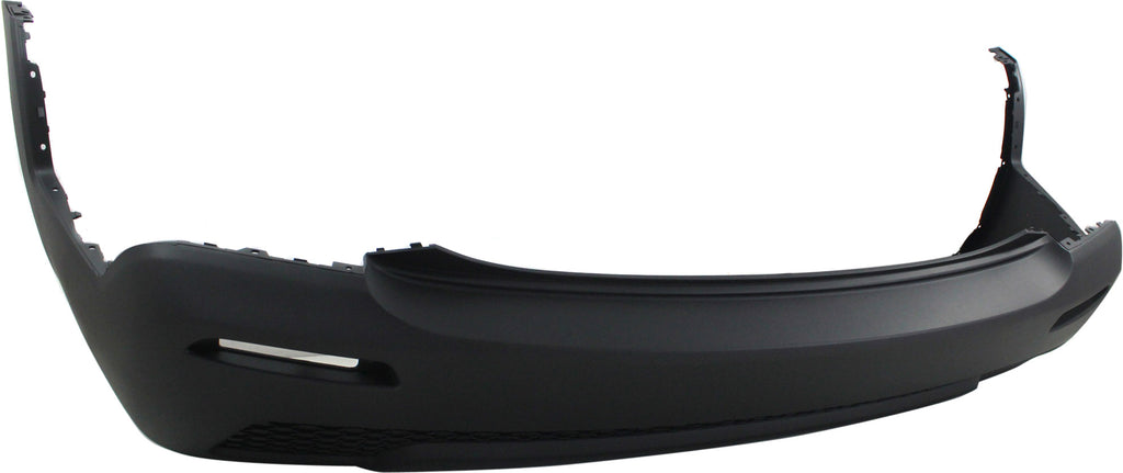 SORENTO 11-13 REAR BUMPER COVER, Textured Black, w/o Sport Pkg, w/o Park Assist Snsr Holes - CAPA