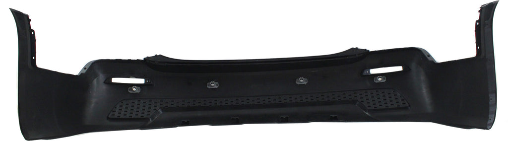 SORENTO 11-13 REAR BUMPER COVER, Textured Black, w/o Sport Pkg, w/ Park Assist Snsr Holes - CAPA