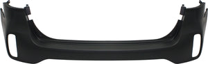 SORENTO 14-15 REAR BUMPER COVER, Upper, Primed, w/ or w/o Sport Pkg, w/o Park Assist Snsr Holes