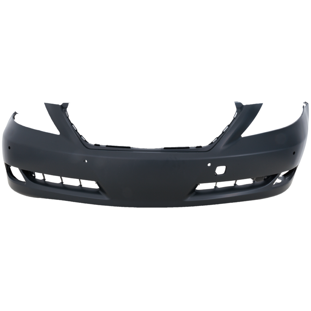 LS460 07-09 FRONT BUMPER COVER, Primed, w/ Park Assist Snsr Holes - CAPA