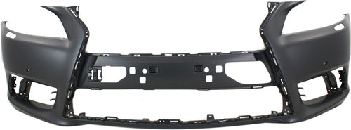 LS460 13-17/LS600H 14-16 FRONT BUMPER COVER, Prmd, L Model, (LS460, w/o F Sport Pkg, w/ Headlight Washer Holes) - CAPA