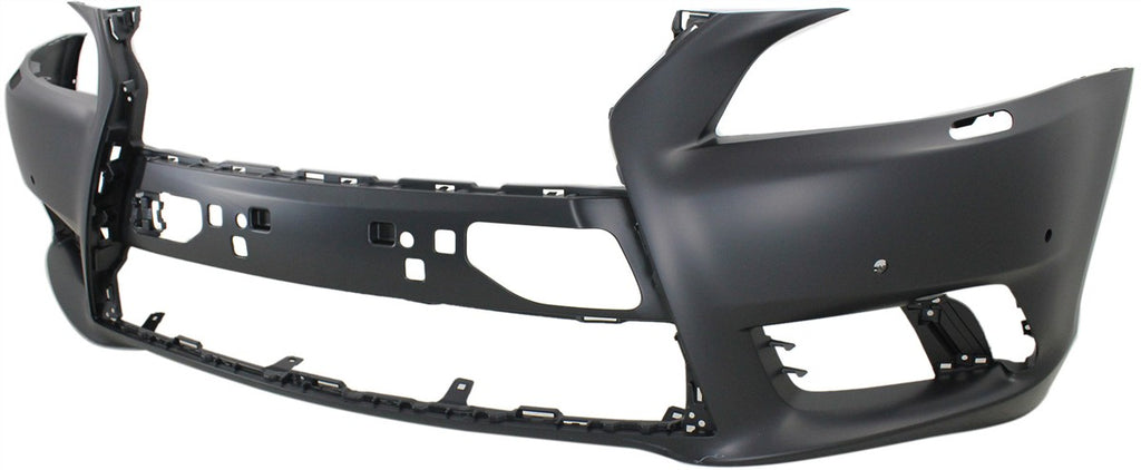 LS460 13-17/LS600H 14-16 FRONT BUMPER COVER, Prmd, L Model, (LS460, w/o F Sport Pkg, w/ Headlight Washer Holes) - CAPA