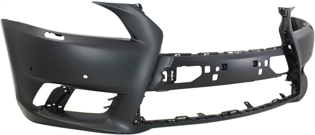 LS460 13-17/LS600H 14-16 FRONT BUMPER COVER, Prmd, L Model, (LS460, w/o F Sport Pkg, w/ Headlight Washer Holes) - CAPA